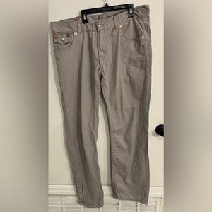 Men’s size 38X32 True Religion Johnny Super T pants read below